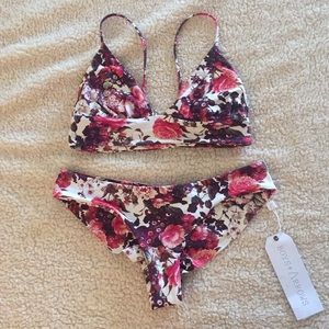 Boys + Arrows Bikini Top and Bottom Small and Med